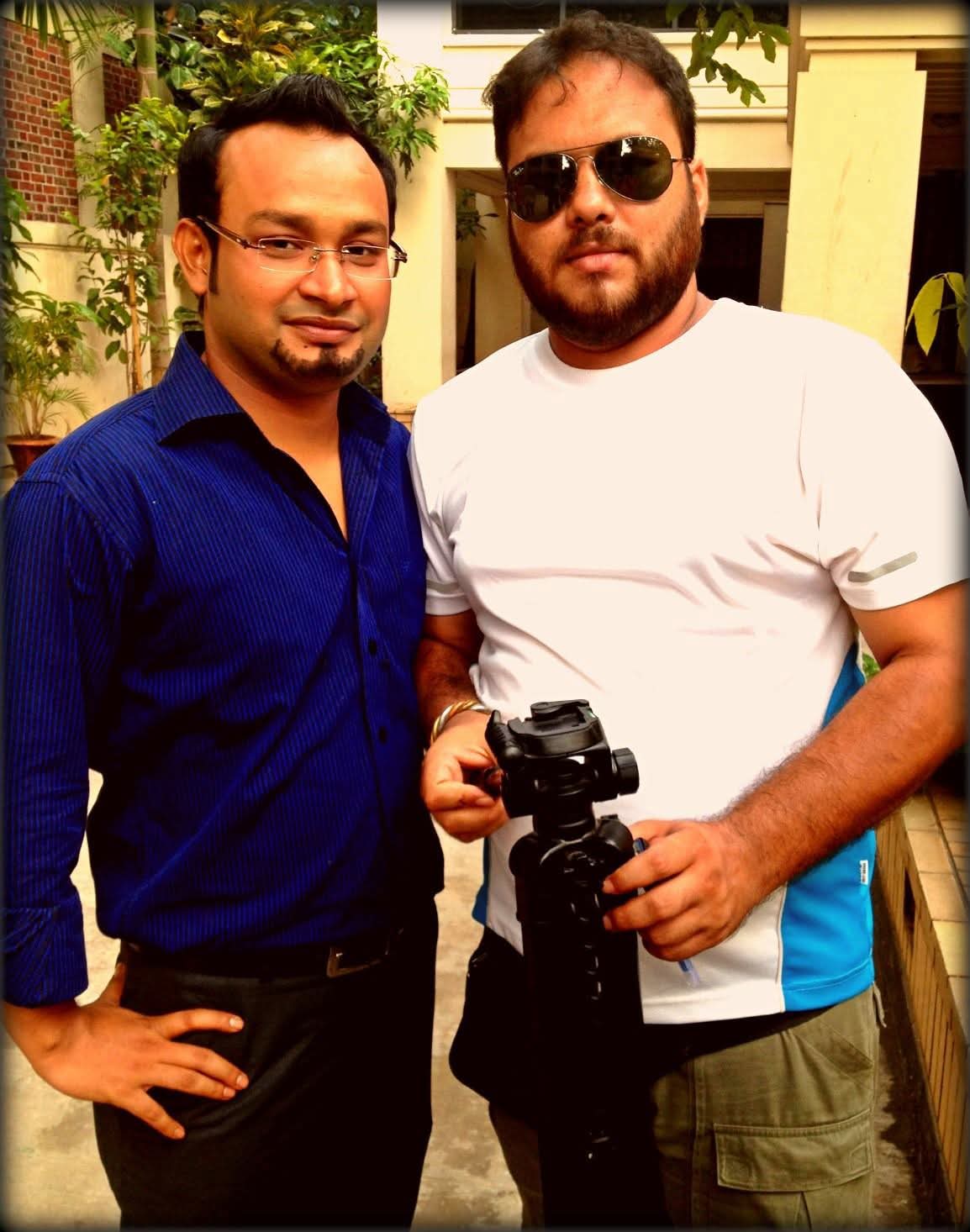 ডাঃ আরিফ মাসুদ চৌধুরী চিত্রগ্রহণের সময়